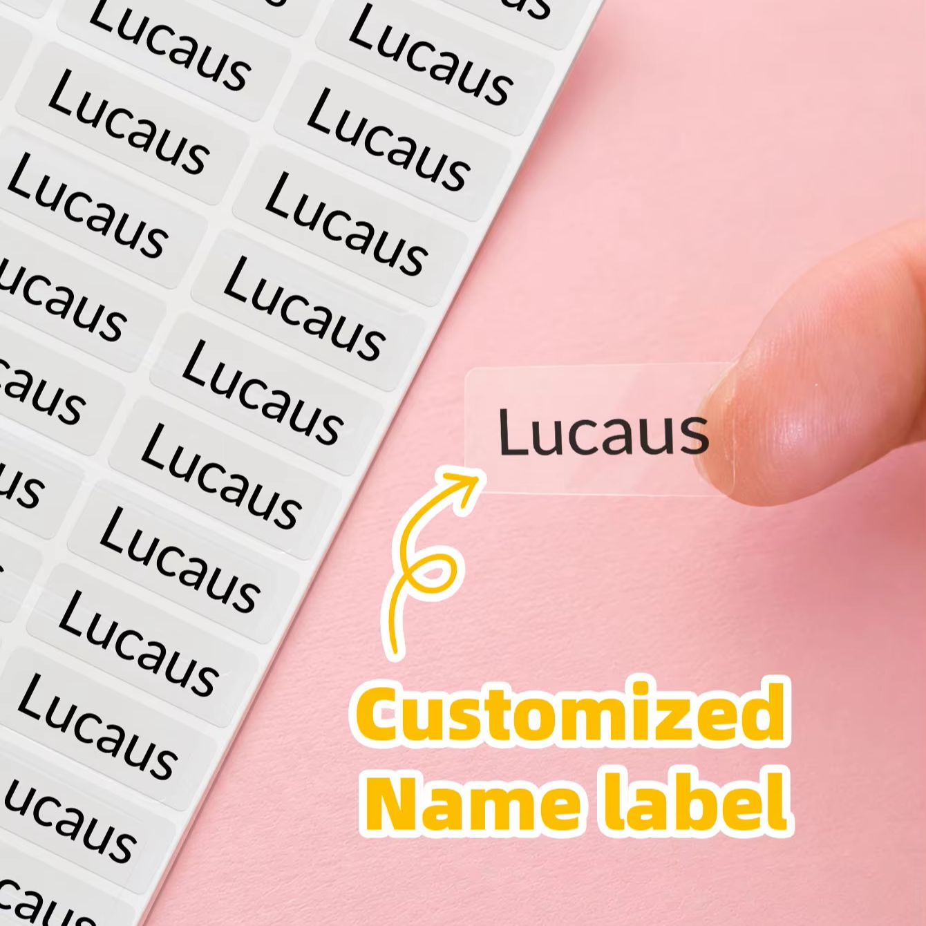 1-240PCS Adesivos Personalizad - Personalized Name Box avaliação e preço