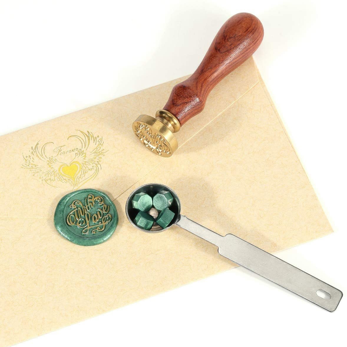 AT84-Sealing Wax Beads, 200 pe - Wax Seal Letter Kit avaliação e preço