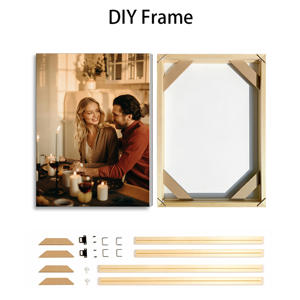 1 peça de fotos personalizadas - Engraved Wood Frame avaliação e preço
