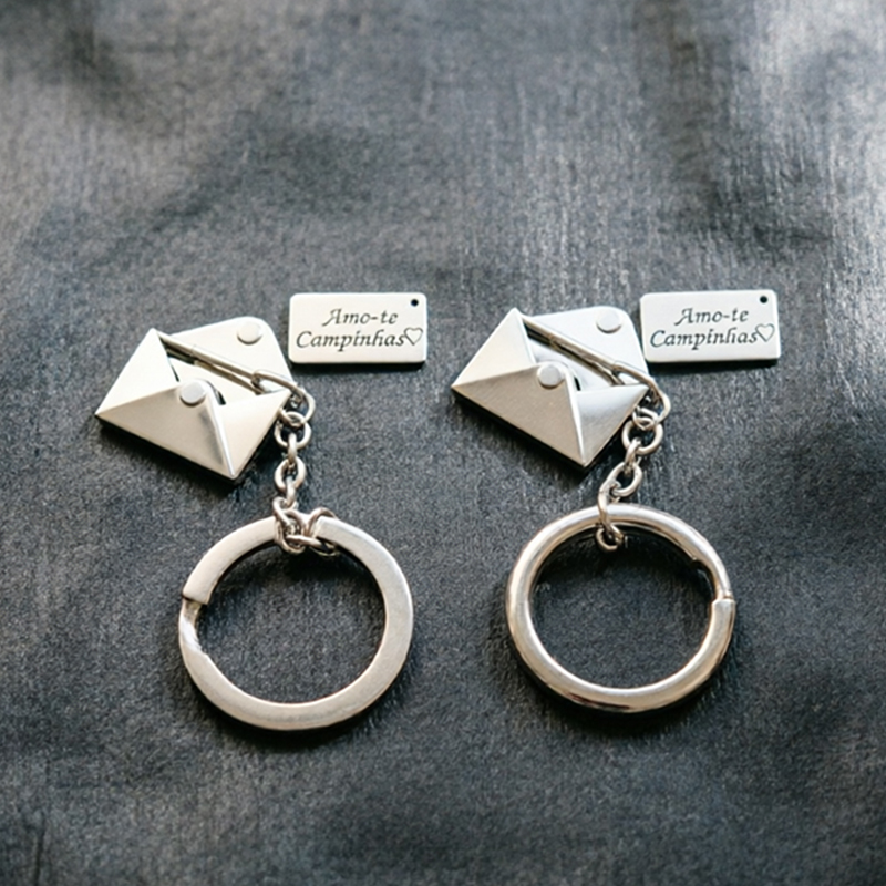 Chaveiro Personalizado em Aço  - Initial Ring Custom avaliação e preço
