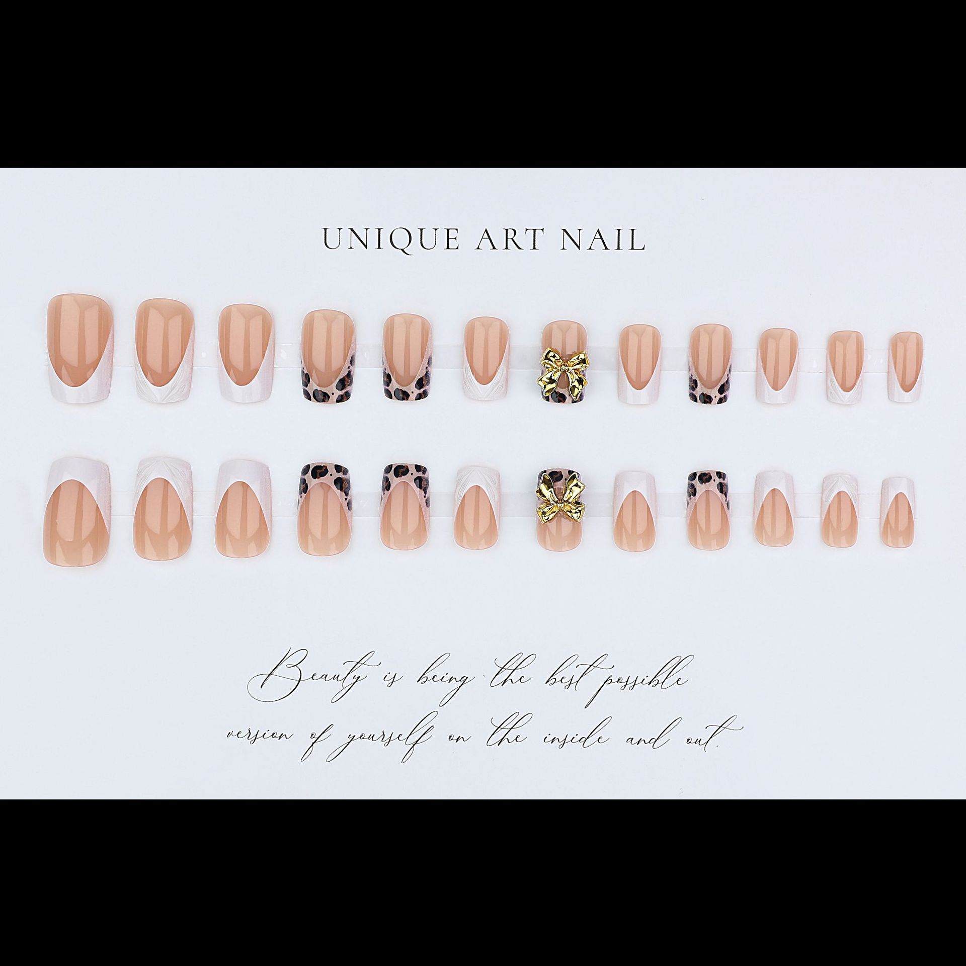 Unhas postiças curtas quadrada - Pressed Flower Art avaliação e preço