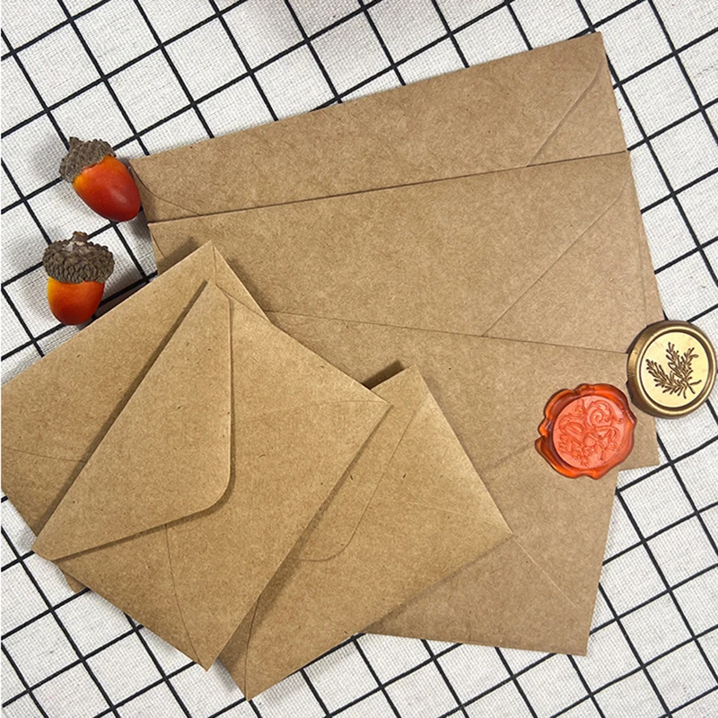 50 peças de envelopes de papel - Wax Seal Letter Kit avaliação e preço